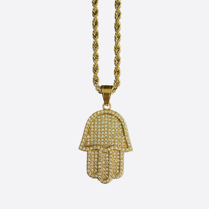HAMSA HAND CHAIN - GOLD