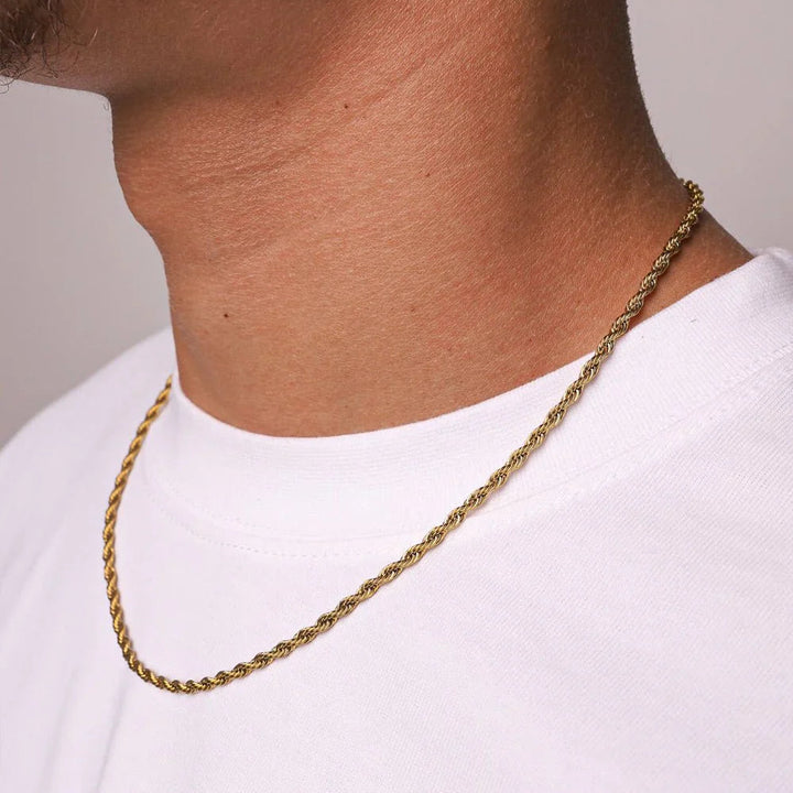 CLEAN ROPE CHAIN - 3MM GOLD