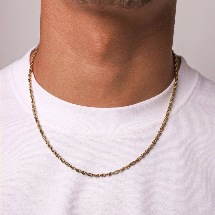 CLEAN ROPE CHAIN - 3MM GOLD