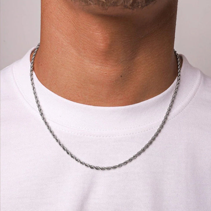 CLEAN ROPE CHAIN - 3MM SILVER