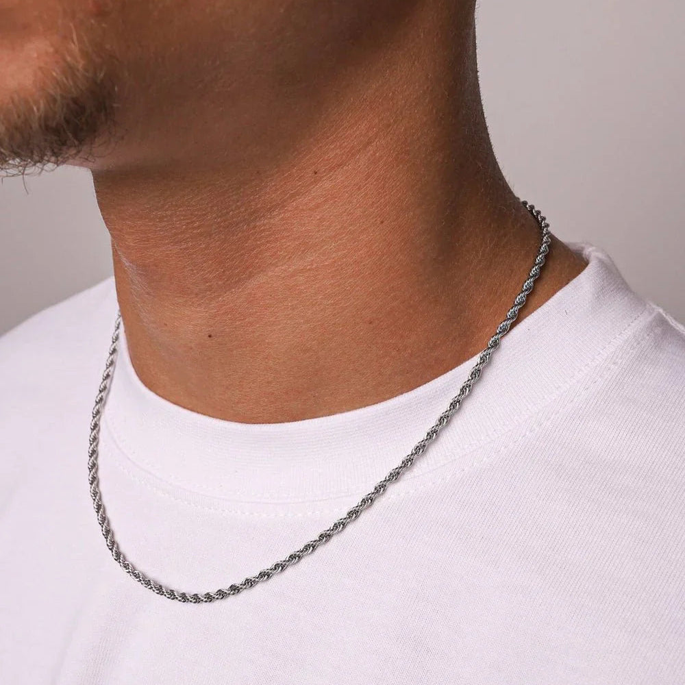 CLEAN ROPE CHAIN - 3MM SILVER